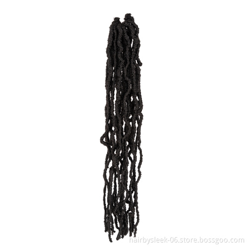 Rebecca 20inches 100g Faux Locs Curl Ombre Synthetic Braiding Hair Curly Hair Extension Crochet Braid Hair Afro Kinky Dreadlocks